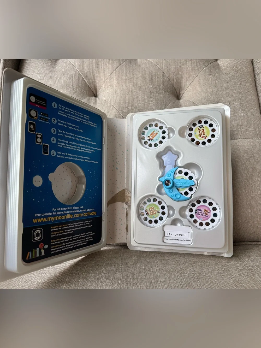 Moonlite Paw Patrol 5 story Storybook Projector